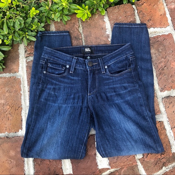 PAIGE Denim - Paige dark wash Verdugo crop jeans size 25